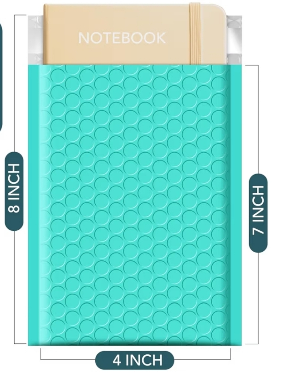 (10) Padded Bubble Mailers 8x4 - Picture 2 of 2